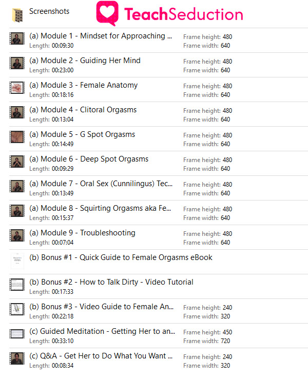 Female Orgasm Blueprint Proof