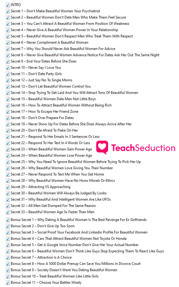 The 33 Secrets To Dating Beautiful Women Proof