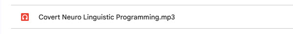 Covert Neuro Linguistic Programming Proof