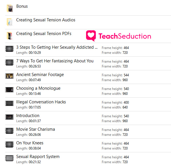 Creating Sexual Tension Proof