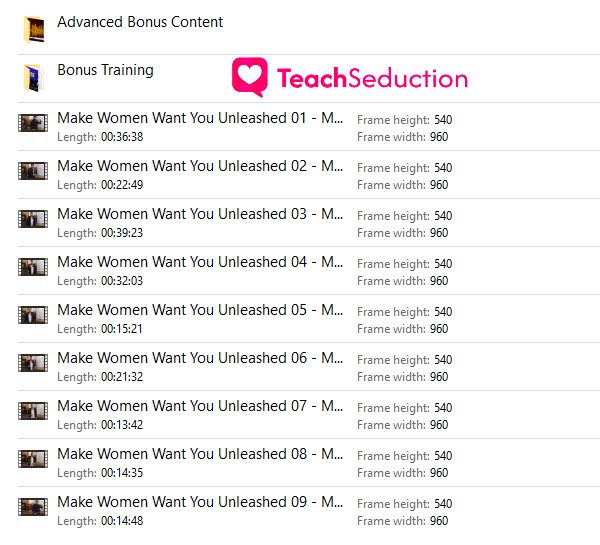 Make Women Want You Unleashed Proof