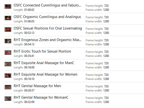 Steamy Sex Ed Video Collection Proof