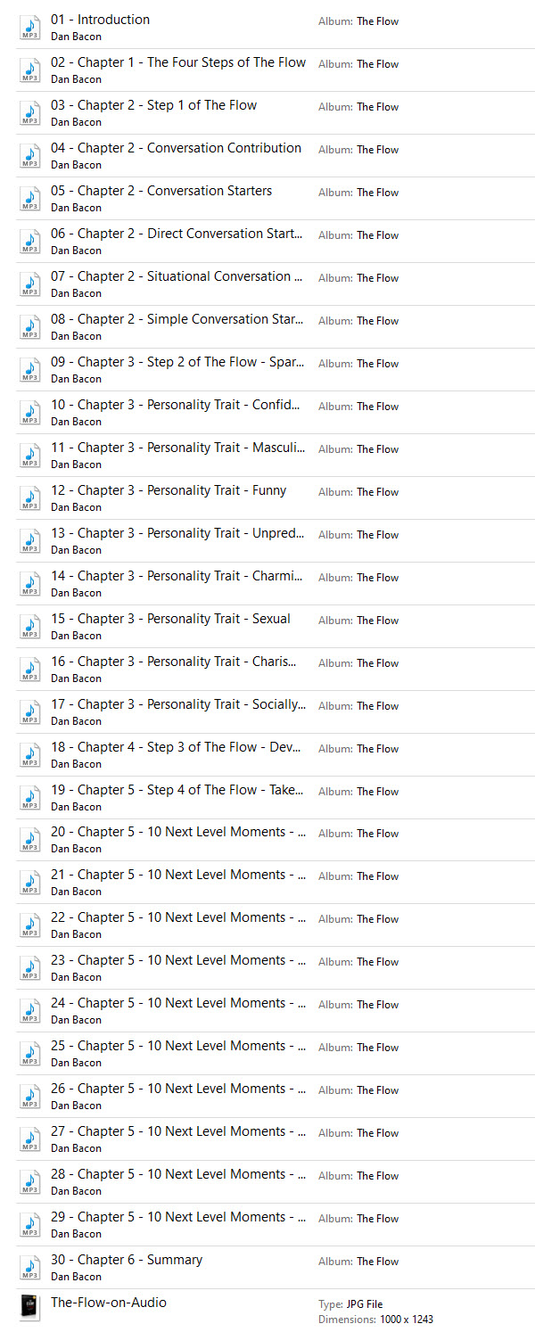 The Flow Audiobook Proof